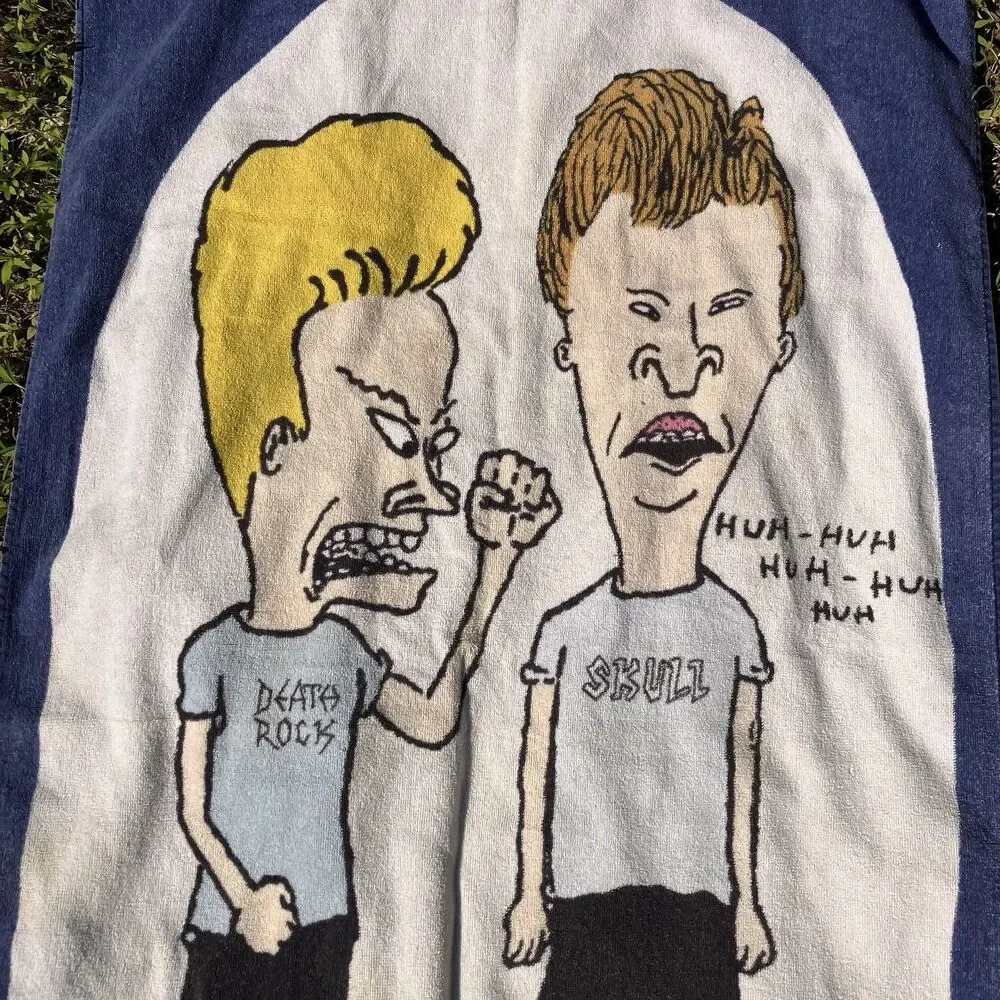 MTV Beavis & Butthead Vintage 1993 Beach Towel 28